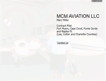Tablet Screenshot of mcmaviationllc.com